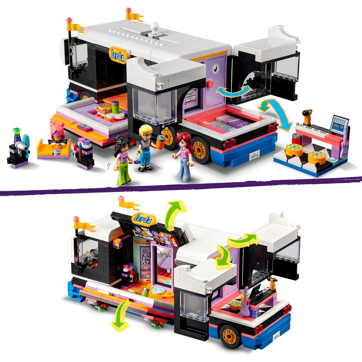 LEGO LEGO Friends 42619 tourbus de popster