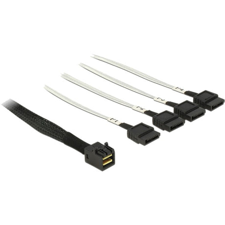 Dellock Cable Mini Sas HD SFF-8643> 4 X SATA 7 broches, 0,5 m