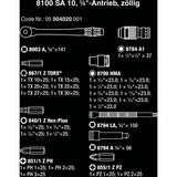 WAA 8100 SA 10 Zyklop Metal Ratest Set, 1 4
