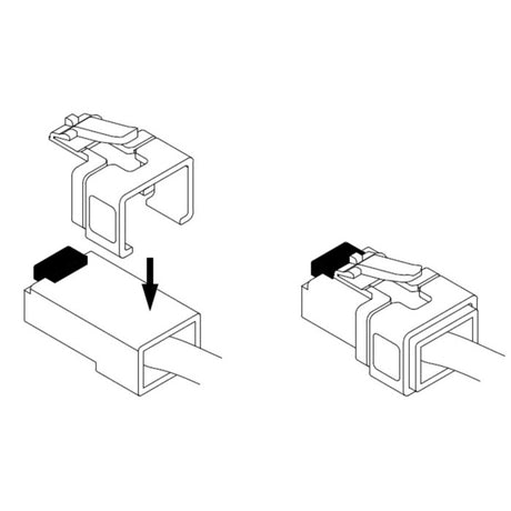Delock jeu de clips de réparation rj45 1 pièce de rechange (40 clips)