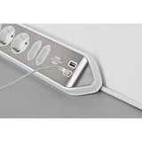 Brennenstuhl Brennenstuhl Estilo HoekstopContact 4 fois avec USB Charge Func