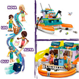 Lego Friends - jouet de construction de bateau de sauvetage en mer (41734)