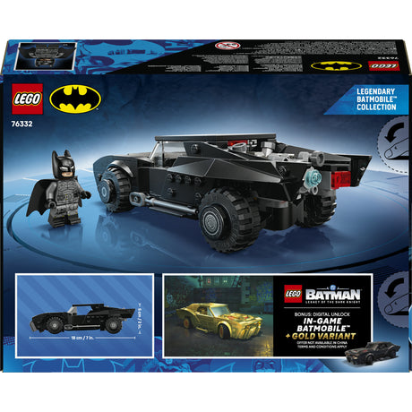 Lego super héros 76332 la batmobile Batman