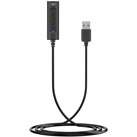 Act connectivité USB-A carte son externe (noir)