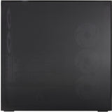 Boîtier tour midi Arctic xtender vg (noir (mat) | 2x USB-A | 1x USB-C | RVB | verre trempé)