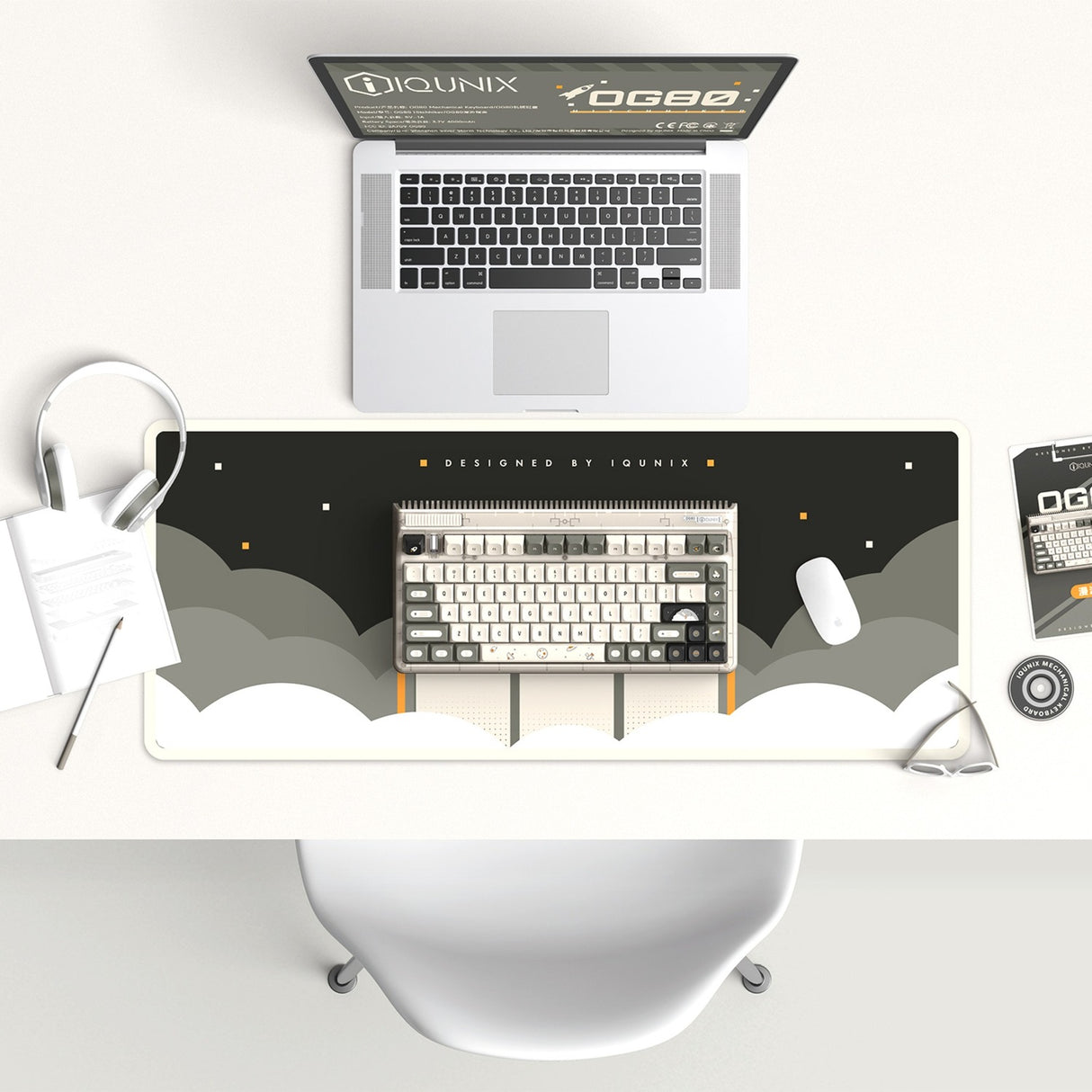 IQUnix OG80 Hitchhiker Wireless Keary Keyboard