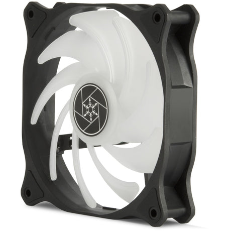 Silverstone Air Blazer 120r RVB Ventilateur de boîtier (Noir, 120 x 25 x 120 mm, PWM)