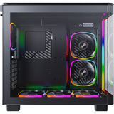 Boîtier tour midi Montech king 95 pro (noir | 2x USB-A | 1x USB-C | RGB | verre trempé)