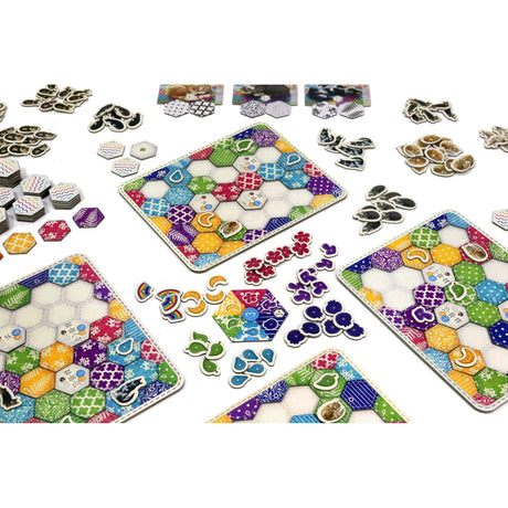 White goblin games jeu de société calico (néerlandais, 1 - 4 joueurs, 45 minutes, à partir de 10 ans)