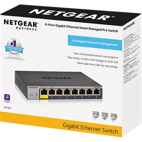Commutateur Netgear gs108t v3 (détail)