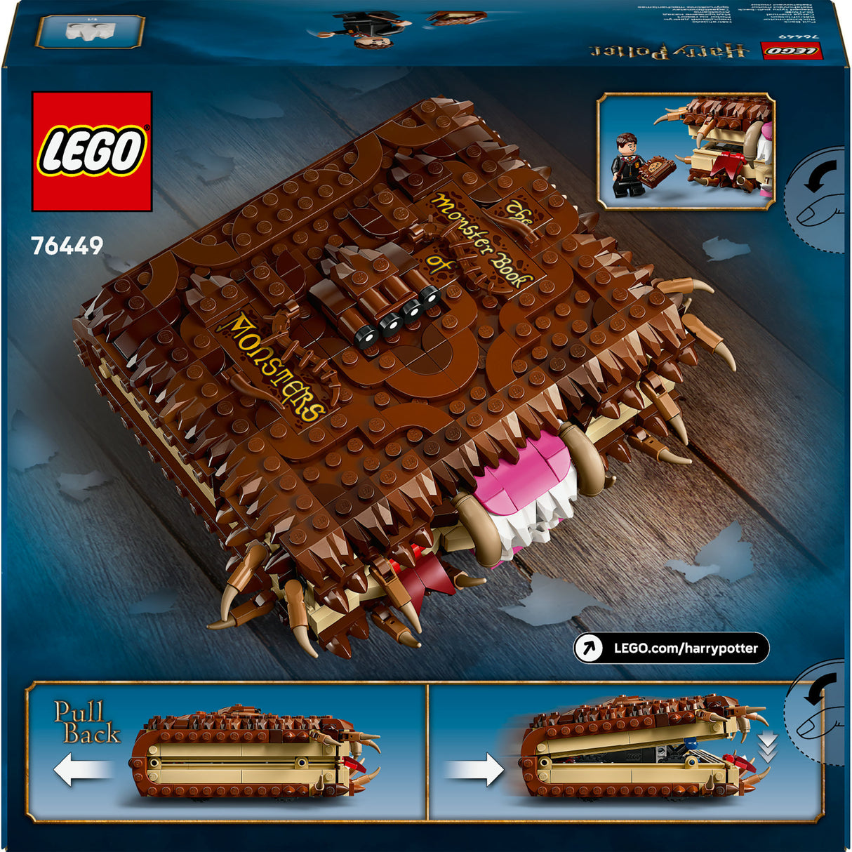Lego Harry Potter le livre du monstre monstrueux - 76449