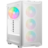 Soyez silencieux! boîtier tour midi pure base 501 lx (blanc | 2x USB-A | 1x USB-C | RGB | verre trempé)