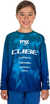 Cube rookie x action team - maillot vtt manches longues enfant