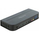 Delock displayport 1.4 commutateur kvm 8k 30hz avec USB 3.0 et commutateur kvm audio