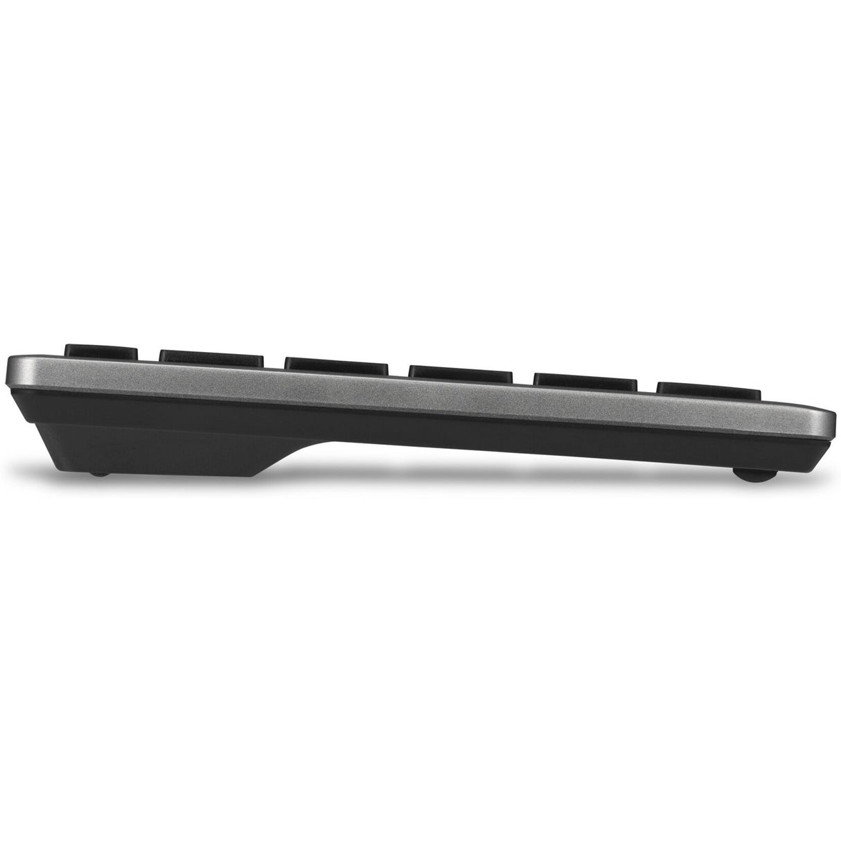 Kensington KB435 EQ clavier compact multi-appareils rechargeable (gris, disposition internationale américaine (QWERTY), commutateurs à ciseaux, 80 % (TKL), USB, 2,4 GHz, Bluetooth 5.4)