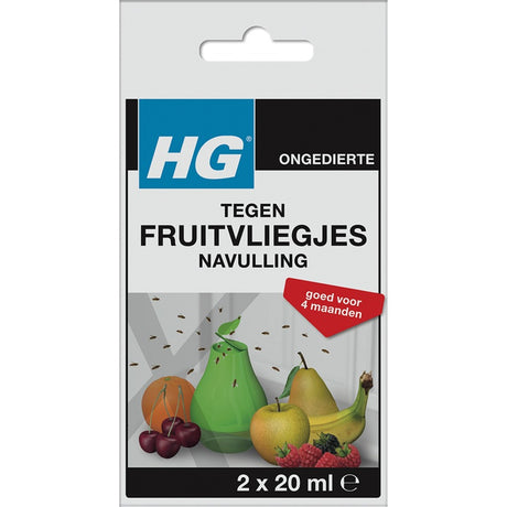 Hg x piège à mouches des fruits recharge 40ml