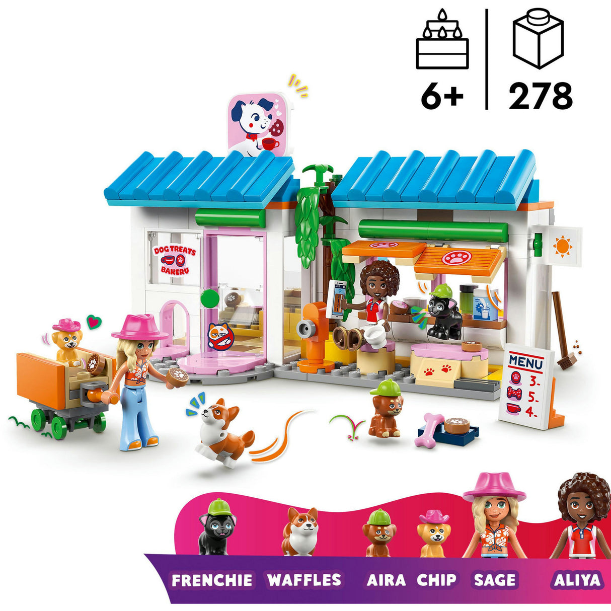 LEGO Friends 42677 Boulangerie pour chiens