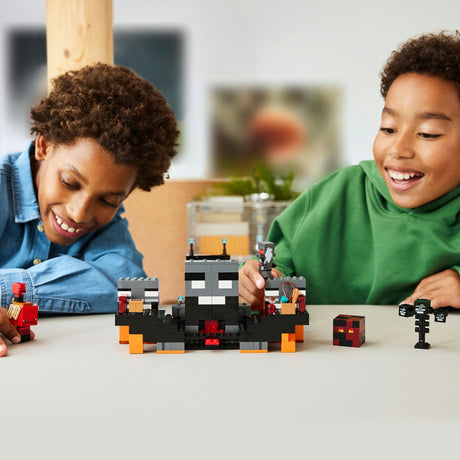 Lego minecraft 21590 la bataille du flétrissement