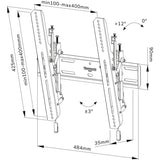 NEOMOUNTS par NewStar Select WL35S-850BL14 TV Wall Stont