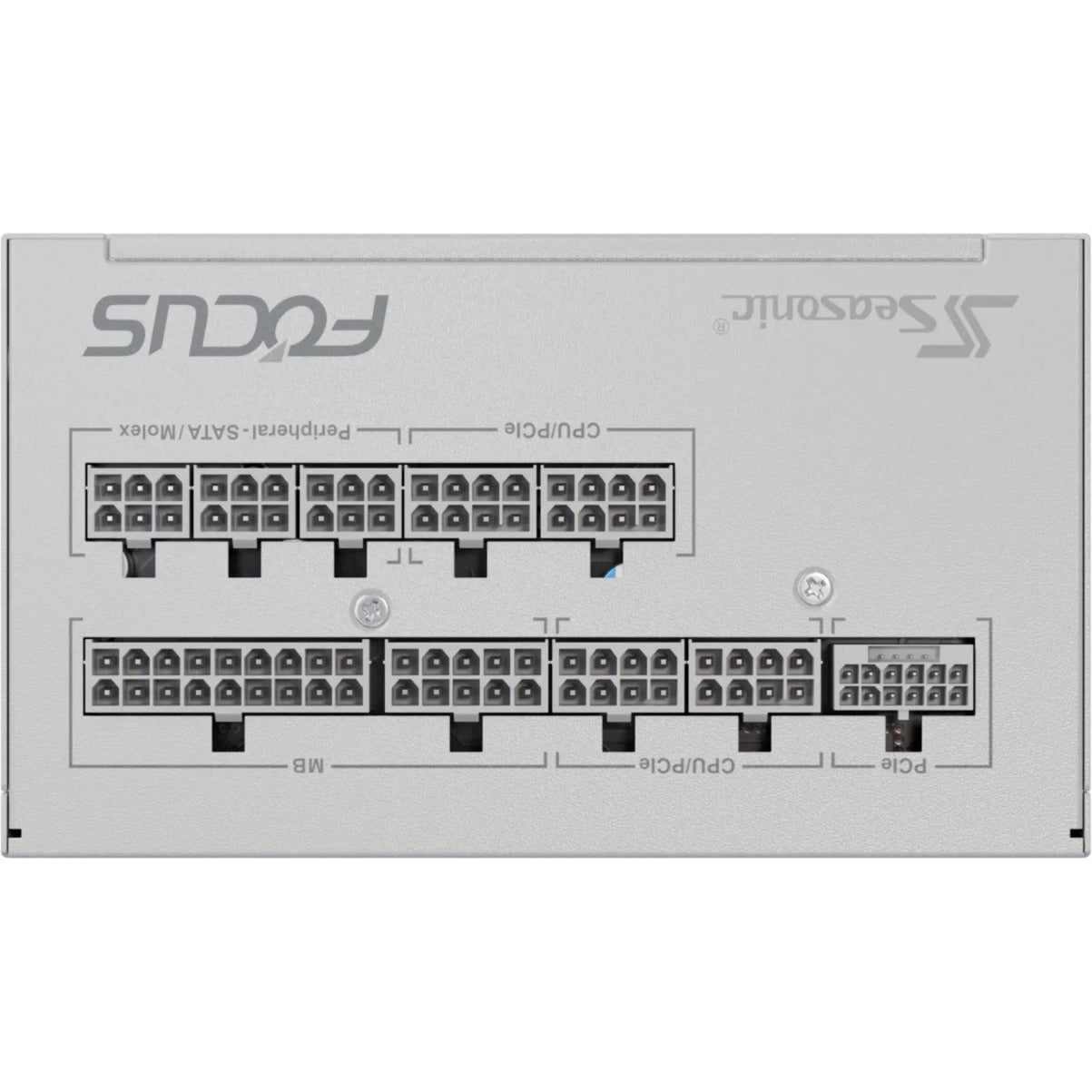 Alimentation modulaire Seasonic focus-gx-750-v4 atx3.0 de 750 watts (blanc, 1x 12vhpwr, 2x pcie)
