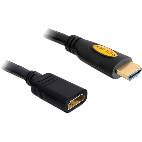 Delock Câble d'extension HDMI (mâle) > HDMI (femelle) (noir, 1 mètre)