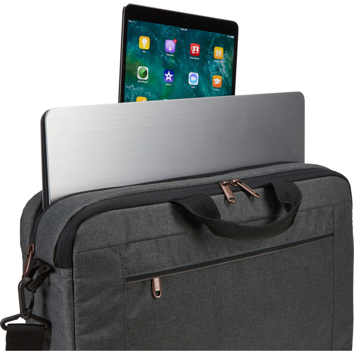Case logic era 15.6 sac pour ordinateur portable eralb-116-obsidian sac pour ordinateur portable (gris foncé)