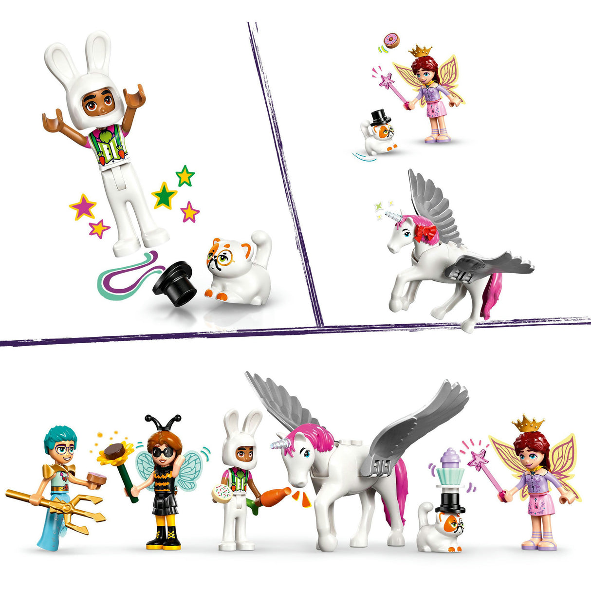 Lego Friends 42661 Fête costumée avec licorne et fée