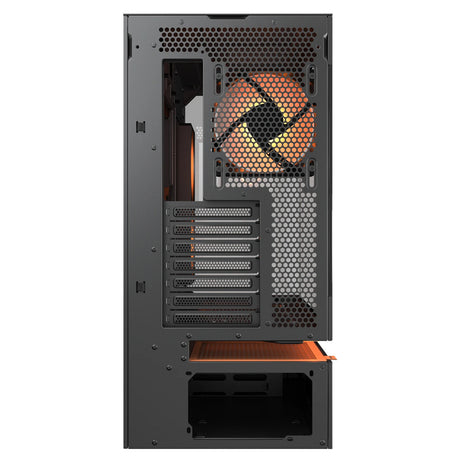 Cougar cfv235 midi tower behuizing (zwart | 2x usb-a | 1x usb-c | rgb | tempered glass)