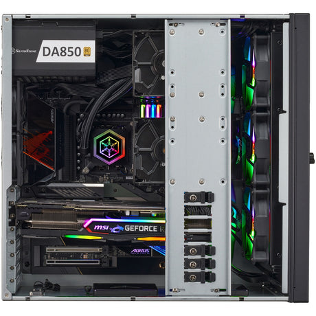 Boîtier rack Silverstone rm44 (noir | 4u | usb type-c | 2x ventilateur de boîtier 80 mm inclus)