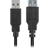 Câble d'extension Sharkoon USB 3.0 (noir, 2 mètres)