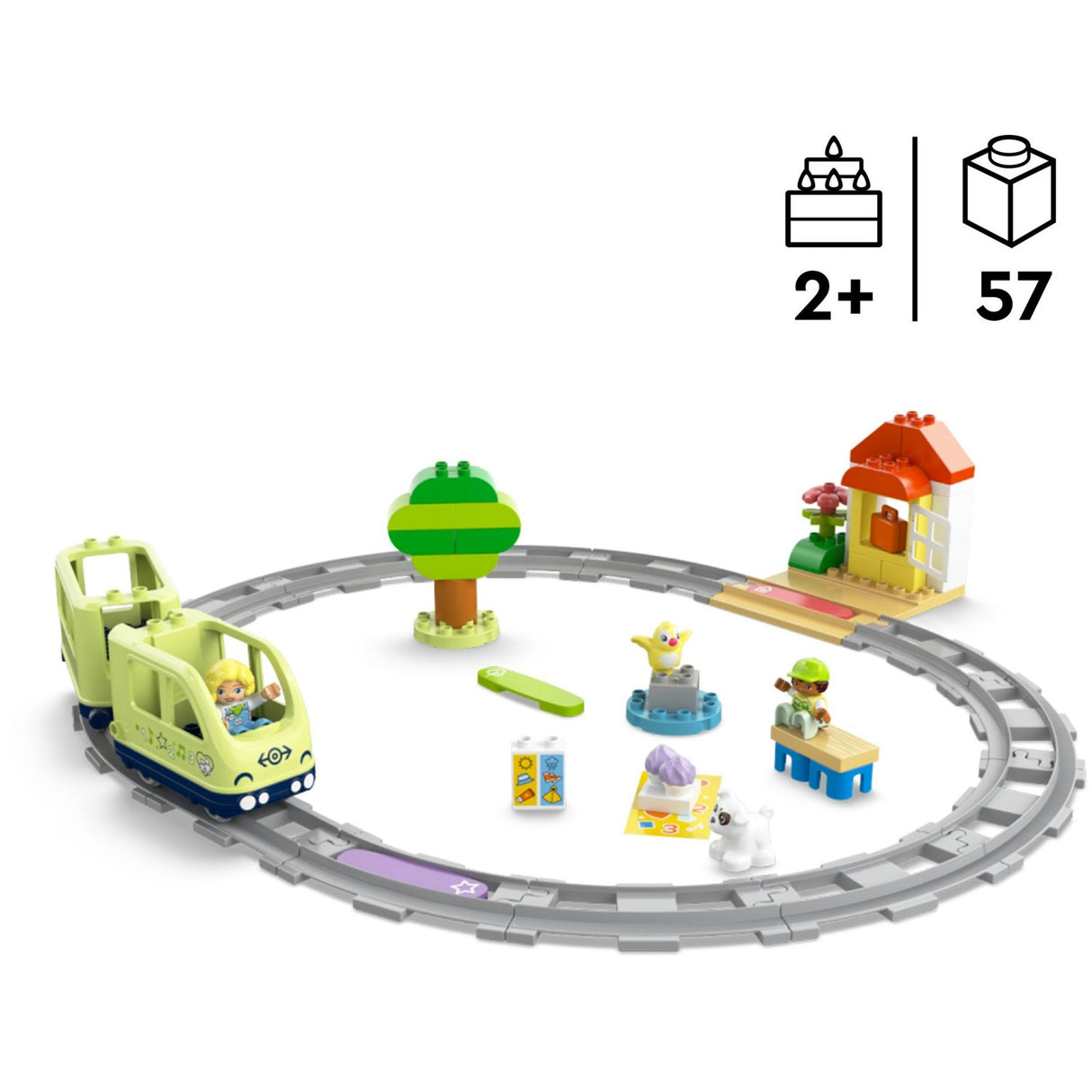Lego Duplo Town 10427, le train d'aventure interactif
