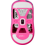 Pulsar x2 v3 mini souris de jeu sans fil - édition prx (lilas, 32 000 dpi)