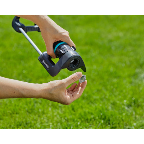 Arroseur oscillant Gardena ecoline 18920-20 (noir turquoise, jusqu'à max. 220 m²)