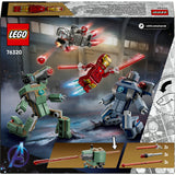 Lego super heros merveille 76320 iron man et machine de guerre contre les drones marteaux