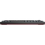 Clavier mécanique Montech mkey dark tkl rgb (noir, disposition américaine (qwerty), gateron g pro jaune, 80 % (tkl), remplaçable à chaud, rgb, pbt)
