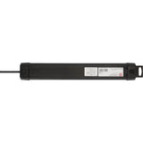 Multiprise Brennerstuhl premium-line à 6 prises avec USB-C PD 30 W et multiprise USB-A 18 W (noir, 1x USB-A, 1x USB-C)