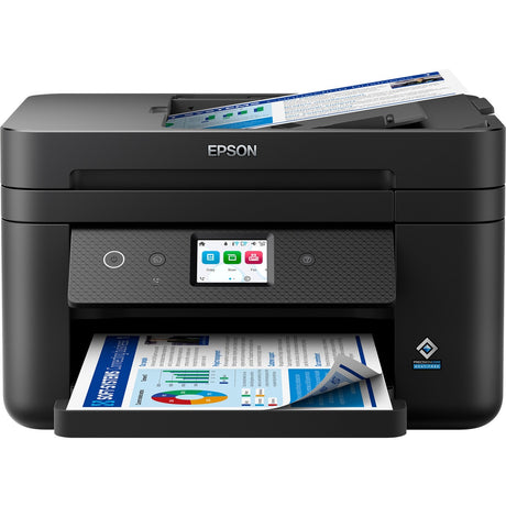Epson Workforce wf-2960dwf imprimante jet d'encre tout-en-un avec fonction fax (noir, numérisation, copie, fax, LAN, Wi-Fi)