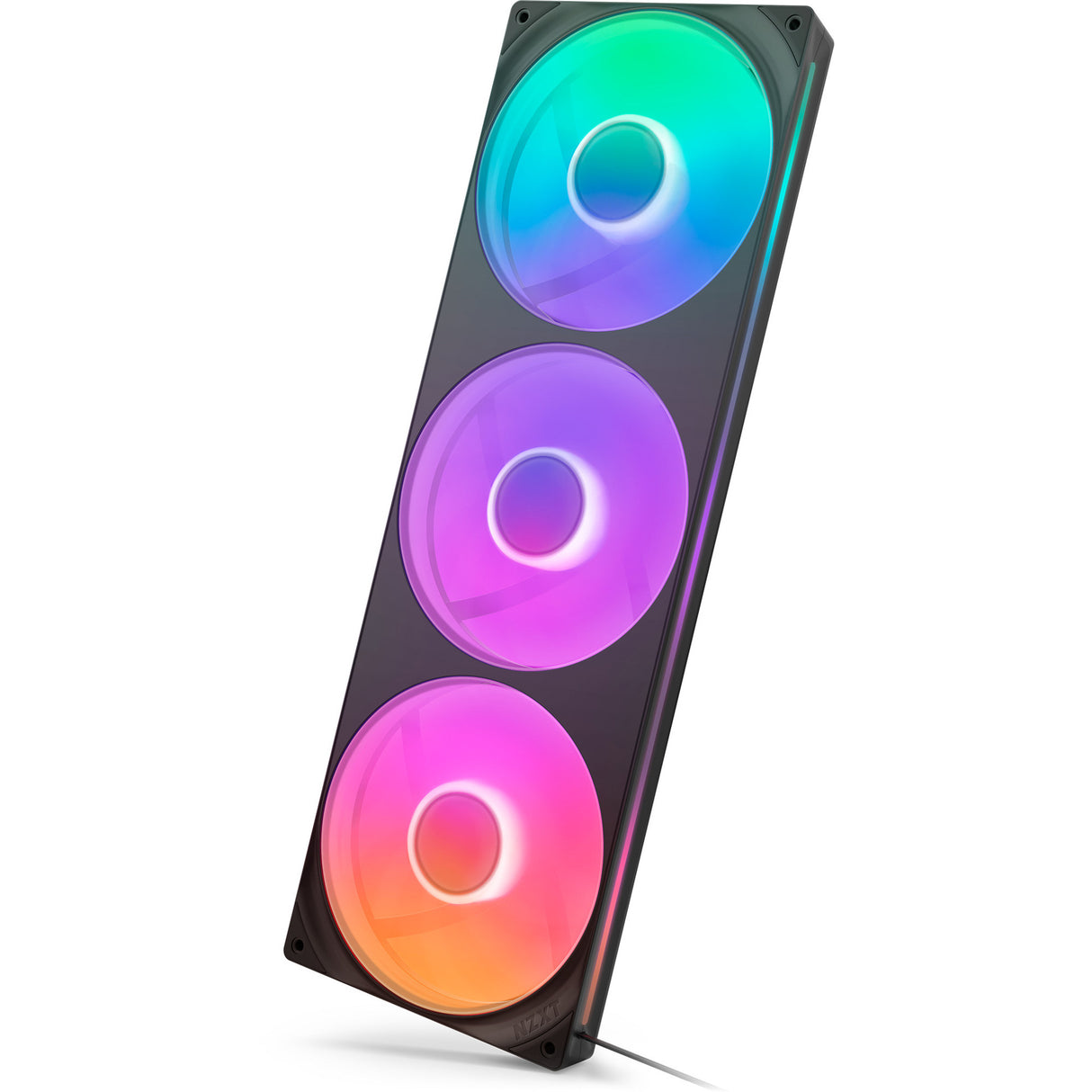 Nzxt f420 rgb core ventilateurs de boîtier (noir, 3 pièces, 420 x 140 x 26 mm)
