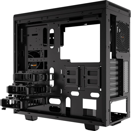Soyez silencieux! boîtier tour midi pure base 600 (noir | 2x USB-A)