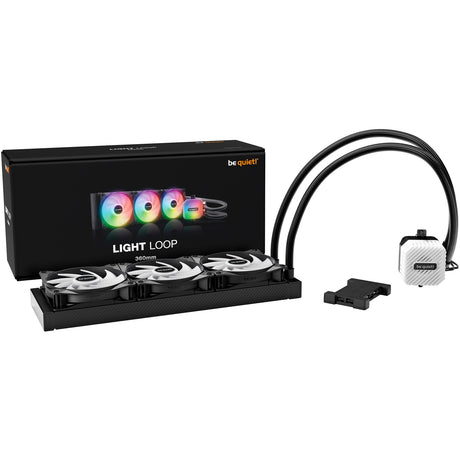 Soyez silencieux! Light Loop 360 ARGB refroidissement par eau (noir)