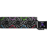 Xyz pc gear hydrotemp aio 360 refroidissement par eau (noir, argb, pwm)