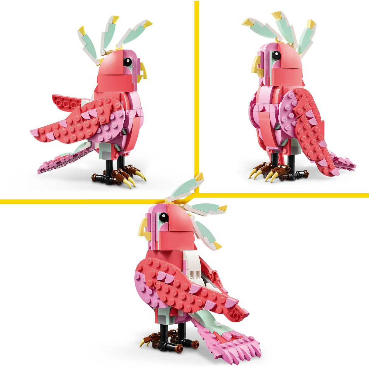 Lego ® Creator 3en1 Animaux sauvages : ensemble flamant rose - 31170