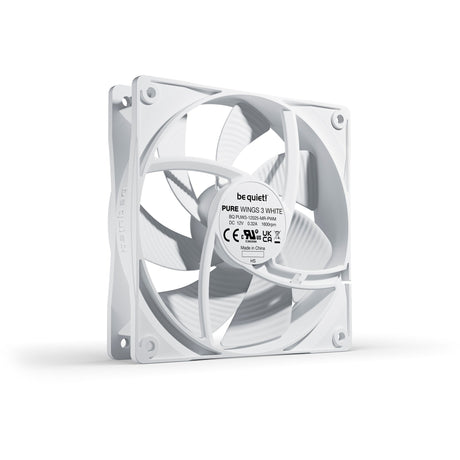 Soyez silencieux! Ventilateur de boîtier Pure Wings 3 PWM (blanc, 120 x 120 x 25 mm)