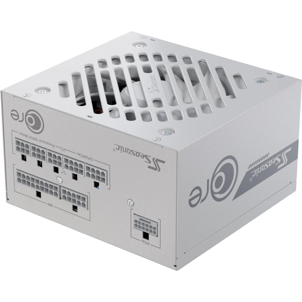 Alimentation modulaire Seasonic core gx-650-v2-white de 650 watts (blanc, 1x 12v-2x6, 2x pcie)