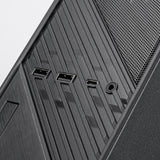 Boîtier mini tour Silverstone milo 12 (noir | 2x USB-A | 1x USB-C)