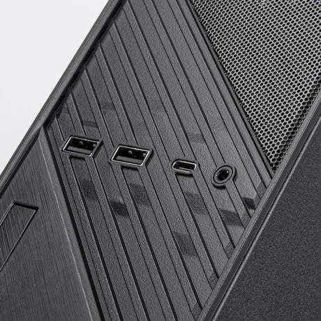 Boîtier mini tour Silverstone milo 12 (noir | 2x USB-A | 1x USB-C)