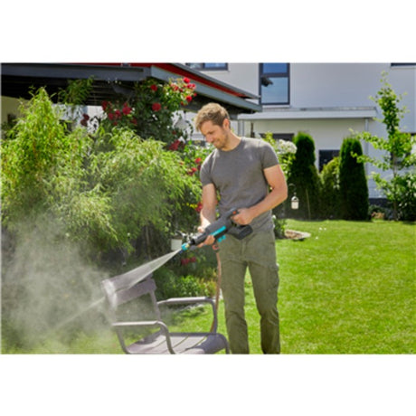 Nettoyeur haute pression Gardena aquaclean 24 18 v p4a premium (gris turquoise, 14800-31, batterie incluse)