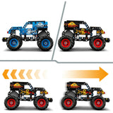Lego Technic 42219 Monster Jam Grave Digger Feu et Glace