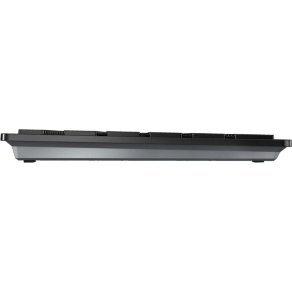 Cherry dw 9500 slim, ensemble de bureau (noir argenté, disposition européenne (qwerty), commutateurs à ciseaux, 3 000 dpi, Bluetooth 4.2 2,4 GHz)