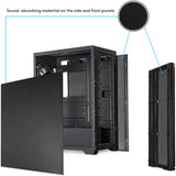 Boîtier tour midi Chieftec pro midi q (noir | 3x USB-A | 1x USB-C)